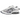 Adidas Megaride S2 Hellstar White Black baskets en vue sous angle avec empeigne blanche, details noirs et semelle technique