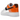Nike Air Force 1 Low '07 Essential White/Brilliant Orange baskets en profil lateral avec tige en cuir blanc et détails orange