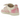 Adidas Samba LT Distressed Pack Cream White baskets en vue sous angle avec une tige blanche vieillie et un bout en daim.