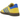 Adidas Handball Spezial Wonder Glow baskets en vue laterale avec tige jaune, details blancs et semelle classique