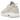 Jordan Spizike Low Sanddrift White baskets en profil latéral élégant montrant une tige beige sable, des détails blancs et des lacets.