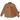 Carhartt WIP Monterey Shirt Jac Hamilton Brown baskets sous un angle profile avec du coton marron et un col classique