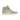 Jordan 1 High Zoom Air CMFT Lemon Twist baskets en vue latérale avec empeigne en cuir blanc, détails jaunes et swoosh noir