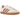 Adidas Samba OG Cream White Warm Clay baskets de profil avec tige en cuir crème, détails orange et semelle en caoutchouc