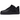 Nike Air Force 1 Low SP Slam Jam Black baskets en vue laterale avec une tige en cuir noir, une pointe perforee et une semelle blanche