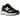 New Balance 9060 Black White baskets en vue latérale inclinée avec tige en mesh noir, détails blancs et semelle épaisse