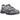ASICS Gel-Cumulus 16 TOGA Grey Black Pure Silver baskets de profil avec mesh gris, details noirs et superpositions argentees