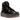 Jordan 1 Elevate High SE Black Gum baskets en vue latérale avec une tige en cuir noir, des lacets et une semelle en gomme