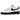Nike Air Force 1 Low '07 White Black baskets de profil avec une tige en cuir blanc et un swoosh noir ainsi qu'une semelle classique