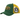 Supreme Hysteric Glamour Vanson Leather Mesh Back 6-Panel Green baskets vue de face avec panneau en cuir vert et détails en maille
