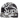 Supreme Camo Big Logo Beanie Snow Camo baskets vue de face avec le grand logo Supreme tricoté en noir sur un motif camouflage neige gris et blanc