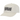 Supreme Splatter 6-Panel Natural baskets vue de face dans un tissu rayé couleur naturelle avec logo brodé sur le devant et visière courbée.