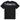 Supreme Tag Tee Black baskets, vue de face avec textile noir et le logo classique Supreme imprimé au centre de la poitrine