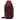 Nike Bag Bordeaux 8L baskets vue de face avec une finition bordeaux profond, une sangle ajustable et le logo Nike blanc imprimé sur le devant.