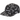 Supreme Floral Jacquard Camp Cap Black baskets - Attention, veuillez noter qu'il s'agit d'une casquette. Vue de face avec motif jacquard noir et logo.