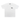 Stussy Stock Paris Tee White baskets vue de face avec logo noir classique imprimé sur la poitrine et col rond en coton blanc